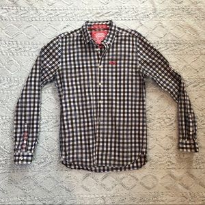 SUPERDRY Fitted Button Down Shirt